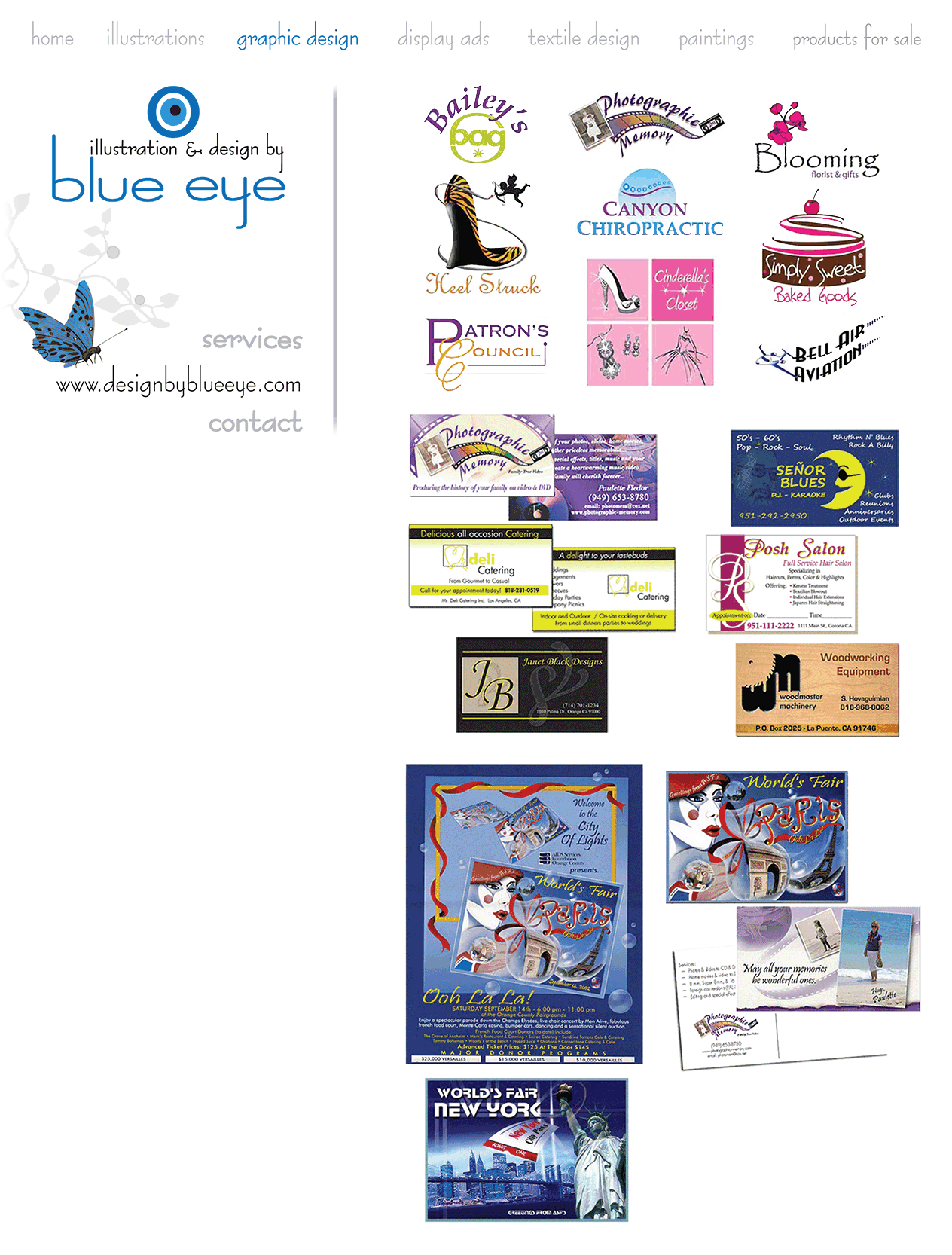 blue eye illustration portfolio