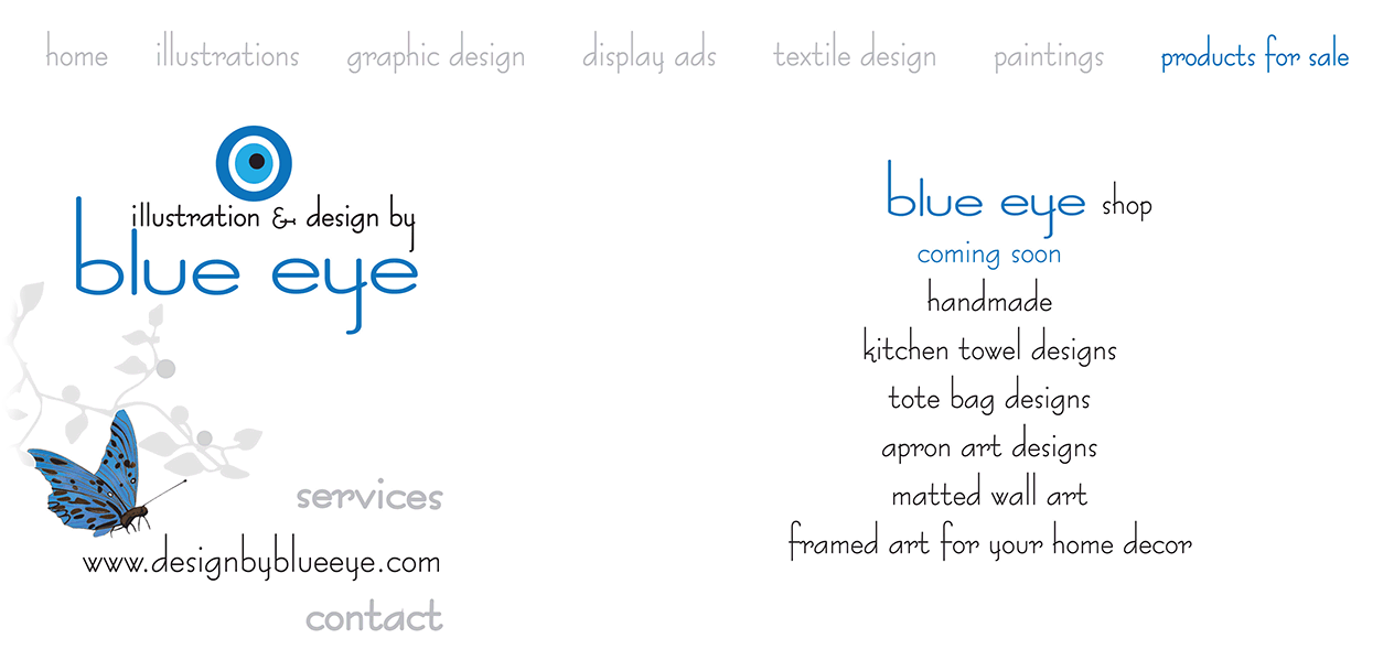 blue eye illustration portfolio
