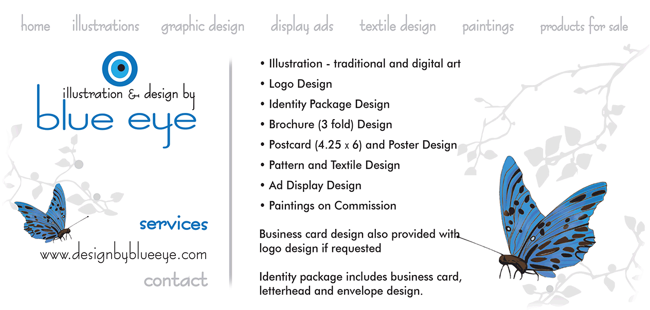 blue eye illustration portfolio